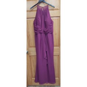 David Tutera SIze 18 Burgundy Prom Bridesmaid Formal Wedding Cocktail Gown